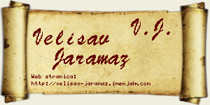 Velisav Jaramaz vizit kartica